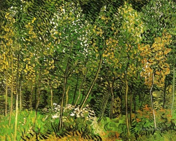 The Grove Vincent van Gogh woods forest Oil Paintings
